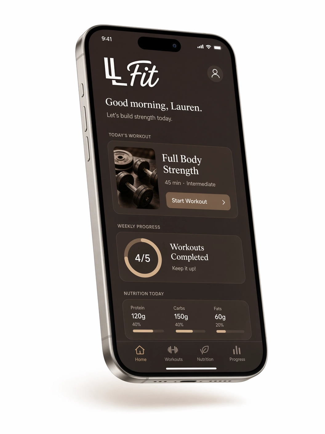 LL FIT app preview